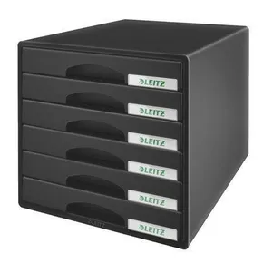 Zásuvkový box Leitz Plus, Čierna